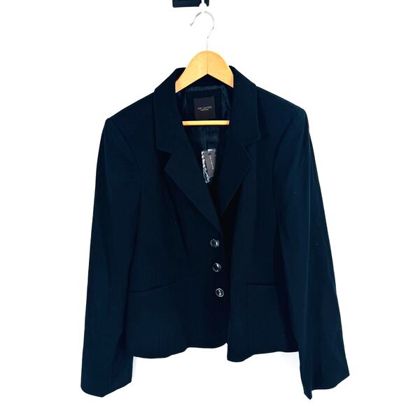 The Limited Collection Black Blazer M | 3-Button Classic Work Career Jacket - Picture 1 of 6